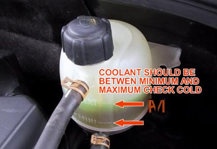 Check coolant level